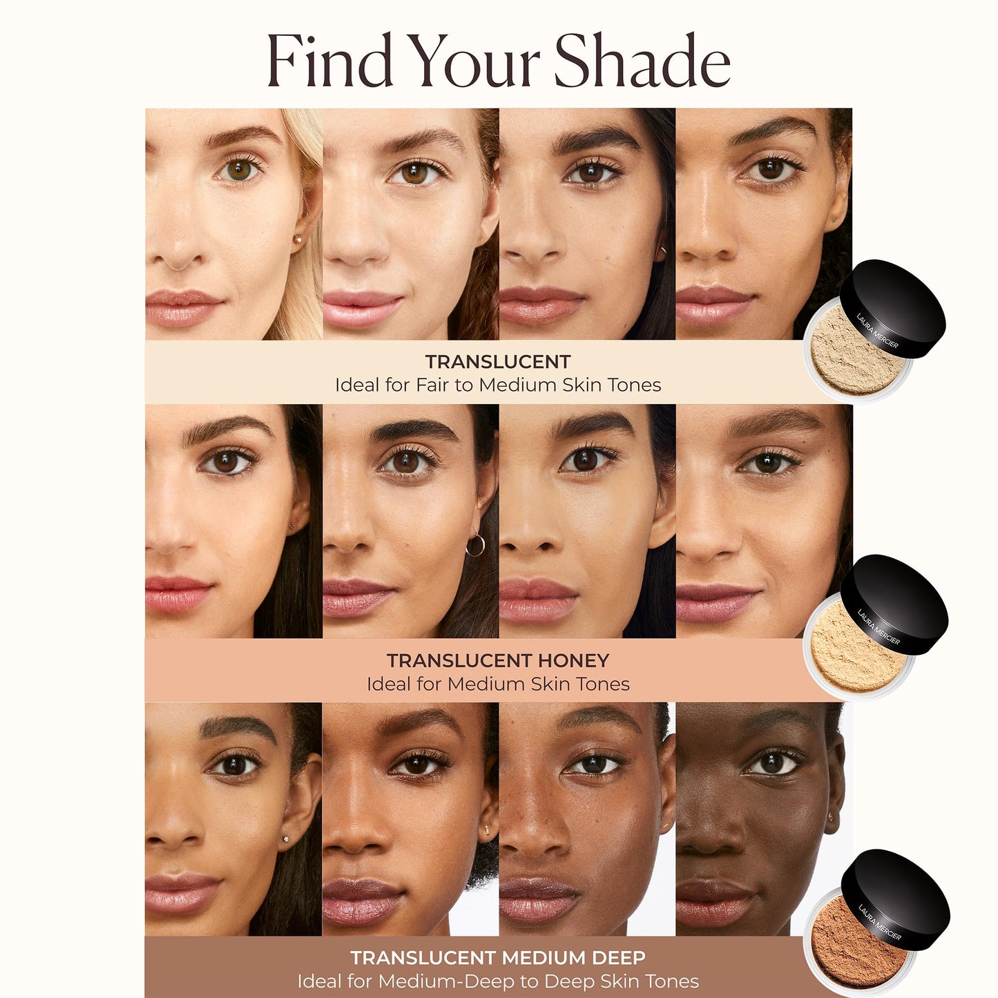 Laura Mercier Translucent Loose Setting Powder: 24 HR Shine Control, Soft Matte Finish, Long Lasting Wear, Best for Normal to Oily Skin, 4 Shades for Virtually All Skin Tones, Honey